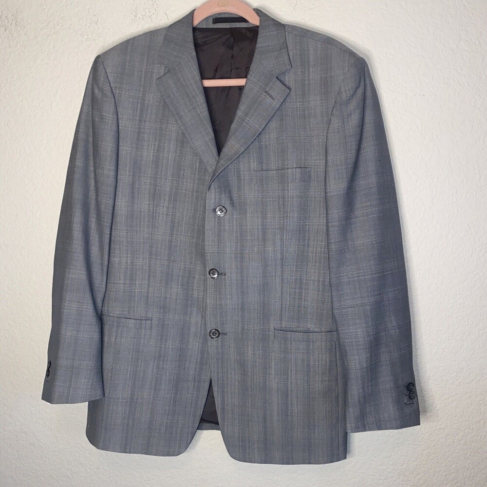 Versace Collection Blazer sports jacket 100% Wool Single Breast Super 100 sz 50
